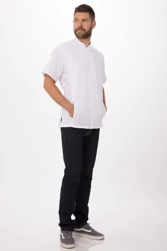 Miniatura 4 de Chef Works Abrigo de chef Bristol Signature Series para hombre