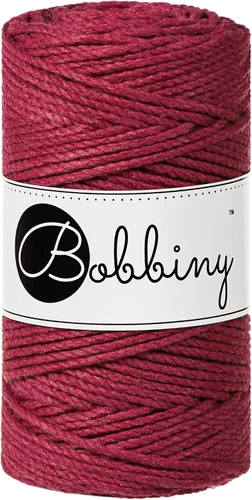 Miniatura 29 de Bobbiny Cordón de macramé regular de 0.118 in y 3 capas (aguamarina), 108yds/330 pies (100% algodón reciclado)