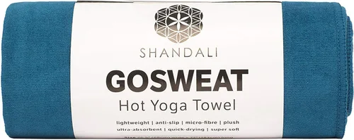 Miniatura 12 de Toalla Shandali GoSweat Antideslizante para Yoga Caliente con Microfibra de Ante Superabsorbente y Suave en Muchos Colores, para Pilates Bikram