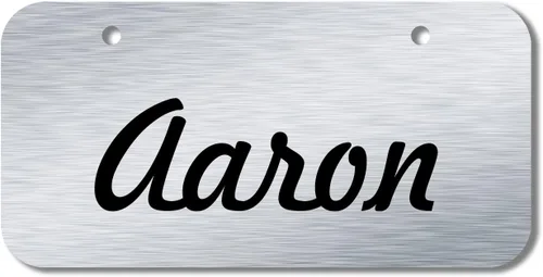 Miniatura 2 de Carpe Diem Designs placa frontal personalizable para matrícula/tocador, fabricada en Estados Unidos., Aluminio