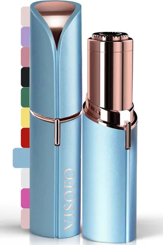 Miniatura 8 de VISOFO - Depilación facial para mujer Dispositivo de afeitar eléctrica para quitar el dermaplaning pequeño bigote, herramientas de depilación