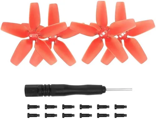 Miniatura 7 de 4 hélices Avata Drone 2925S de liberación rápida compatibles con DJI Avata Quadcopter rojo con caja de almacenamiento