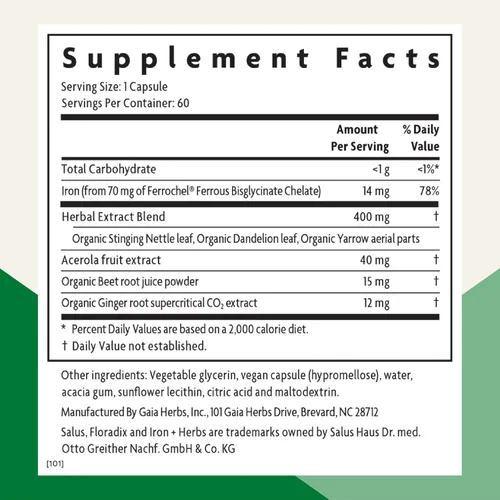 Miniatura 2 de Floradix Hierro + Hierbas - Suplemento de hierro para un apoyo energético saludable* - Apoya la formación de glóbulos rojos - Vegano, sin OMG, sin