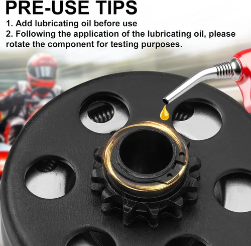 Miniatura 4 de Embrague Go Kart 5/8" de diámetro 11 dientes para cadena #35, embrague centrífugo para minimotos y mini motos 2.8HP 97cc, hasta 2.8HP