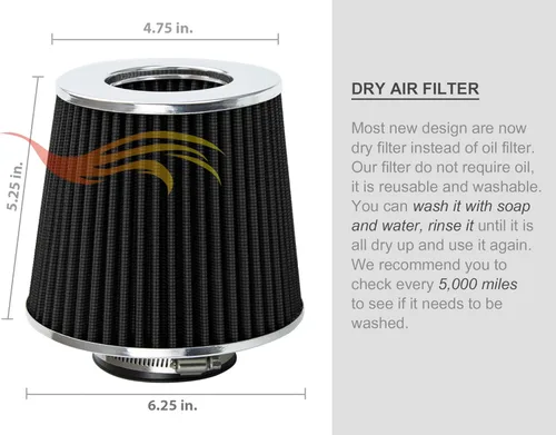 Miniatura 5 de Sistema de admisión de aire frío con kit de protección térmica + filtro combinado negro compatible con Nissan 370Z 09-20 / Infiniti 08-13 G37