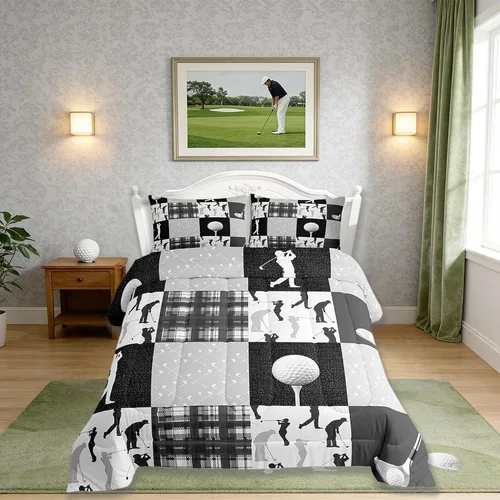 Miniatura 27 de Castle Fairy Juego de edredón de vaquero occidental, tamaño matrimonial, juego de ropa de cama de estilo bohemio con estampado de leopardo, rayo