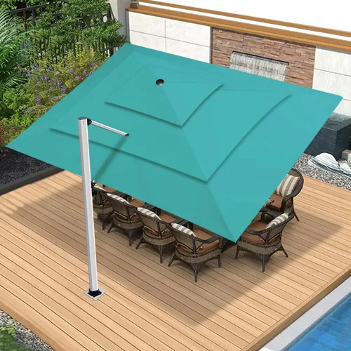 Miniatura 72 de EliteShade USA Sombrilla de Mercado de 10 Años Sin Decoloración de 9 Pies 3 Niveles Sombrilla de Patio Sombrilla de Mesa para Exteriores con Beige