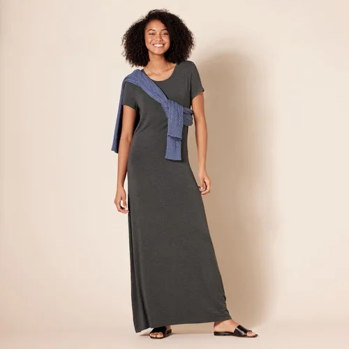 Miniatura 5 de Tienda Essentials - Vestido largo de manga corta para mujer