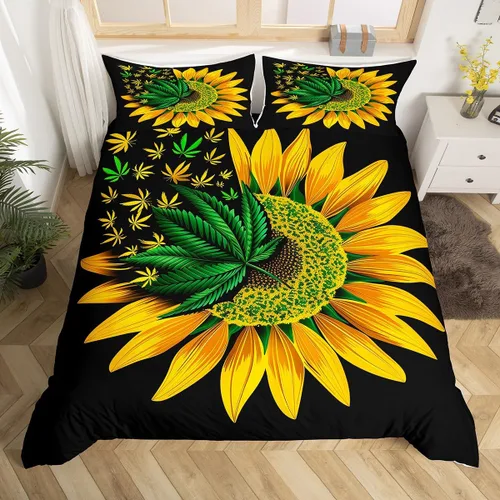 Miniatura 42 de Erosebridal Juego de ropa de cama con diseño de galaxia tamaño matrimonial, diseño de atrapasueños con temática bohemia, juego de funda de edredón