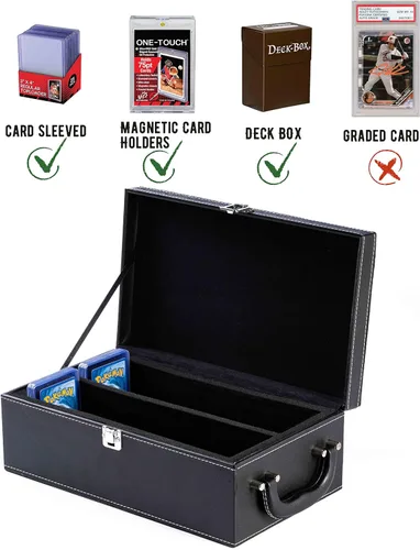 Miniatura 4 de Estuche grande para tarjetas, organizador compatible con tarjetas C.A.H/PM/Phase 10/Uno/M.T.G./Yugioh/Dominion/Pokemon/Munchkins