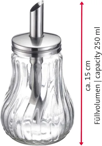Miniatura 9 de Westmark Dispensador de Azúcar Berlín, 250 mL/8.5 oz de capacidad, Vidrio