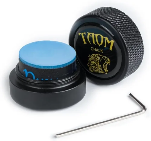 Miniatura 22 de TAOM - Soporte para tiza de billar, herramienta práctica redonda, accesorios de billar, mini estuche magnético para punta de tiza, contenedor