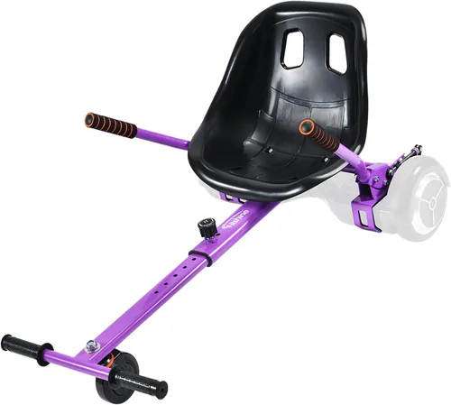 Miniatura 5 de Hishine Accesorio de asiento para aeropatineta de 6.5 a 10 pulgadas, diseño mejorado sin necesidad de correas de velcro, kit de conversión Go Kart