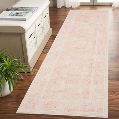 Miniatura 12 de LIMON HOME Alfombra de Área Lavable 6x9, Alfombras Grandes y Suaves para Sala de Estar Alfombra Floral Vintage Beige de 6 por 9 Alfombras de Área