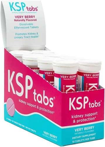 Very Berry - Suplemento natural de hidratación y salud renal para combatir la formación de cristales de oxalato de calcio, 80 tabletas