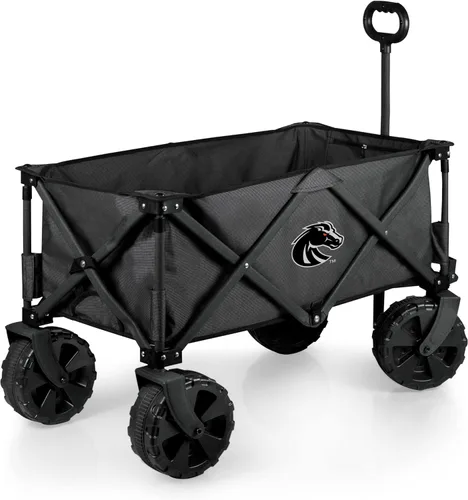 Miniatura 20 de PICNIC TIME NCAA Adventure Wagon Elite - Carro de playa plegable todo terreno con ruedas grandes, tapa superior de mesa y forro suave para enfriar
