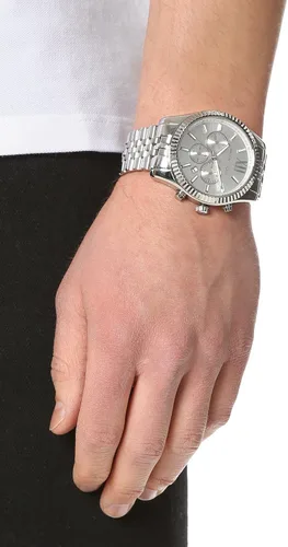 Miniatura 2 de Michael Kors Reloj Lexington MK8405 en tono plateado para hombre