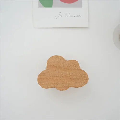 Miniatura 3 de 2 pomos de madera con forma de estrella, pomos decorativos de madera para aparador con tornillos, tiradores de tocador de madera sin terminar, pomos