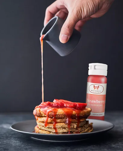 Miniatura 7 de Pasta de extracto aromatizante de mariposa, 0.8 fl oz, extracto de fresa y aromatizante para hornear, bebidas, matcha, postres (paquete de 1)