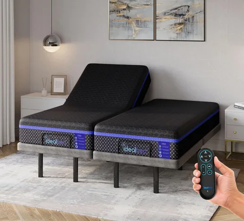 Miniatura 10 de iDealBed G4 Nova Colchón de espuma viscoelástica de lujo + sistema de sueño ajustable personalizado 3i, comodidad, refrigeración y soporte