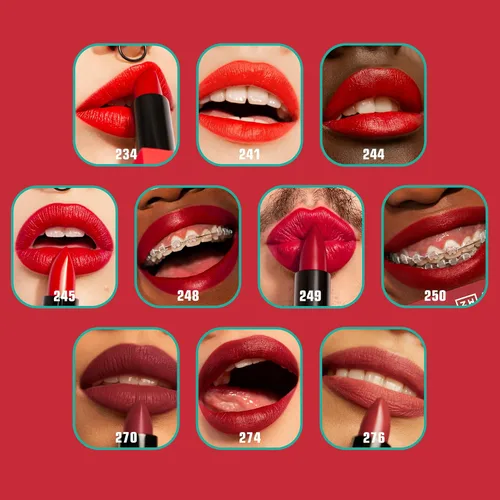 Miniatura 5 de 3INA The Lipstick - Lápiz labial hidratante para mujer, acabado satinado semimate con 5 horas de uso prolongado, altamente pigmentado y cómodo