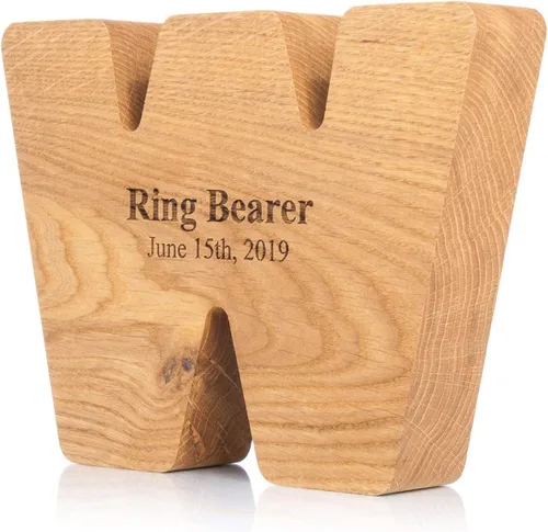 Miniatura 3 de Alcancía de madera personalizada con letra para niños, niñas y adultos, bancos de monedas de madera de roble duradero, 3 tamaños para elegir