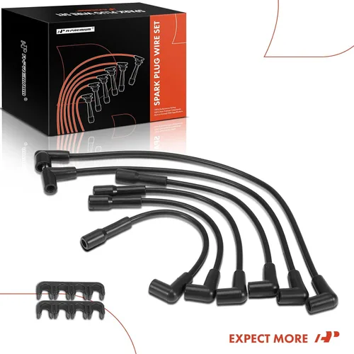 Miniatura 8 de A-Premium Juego de 6 cables de bujía de encendido compatibles con Jeep Cherokee CJ7 Comanche Scrambler Wagoneer Wrangler Eagle Premier AMC Eagle
