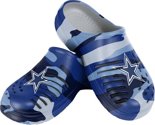 Miniatura 110 de FOCO - Sandalias de agua de jardín con logotipo de equipo de la NFL, para hombre, pantuflas, zuecos
