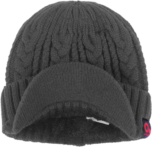 Miniatura 40 de Janey&Rubbins Gorro de punto diario con orejeras con forro polar y calavera