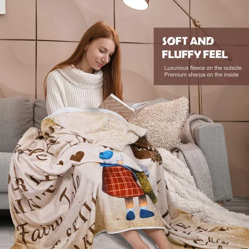 Miniatura 3 de Shinymoon Manta y pantuflas con capucha de oso - Regalos para mamá, hija, hijo, día de la madre y cumpleaños, Estilo de corazón.