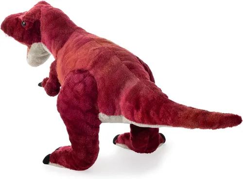 Miniatura 4 de The Petting Zoo Peluche de dinosaurio T-Rex, regalo para niños, animales de dinosaurio, juguete de peluche de dinosaurio T-Rex rojo de 15 pulgadas