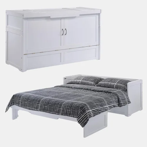 Miniatura 13 de Night & Day Murphy Cube - Cama tamaño Queen lista para montar con colchón de espuma viscoelástica SDS personalizado de 6 pulgadas (chocolate oscuro)