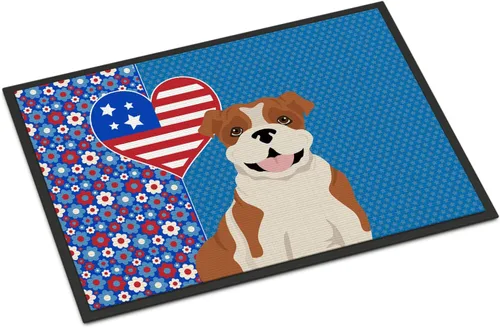 Miniatura 40 de Caroline's Treasures WDK5119JMAT Airedale Terrier USA - Tapete para interiores o exteriores, 24 x 36 pulgadas, tapete para puerta delantera