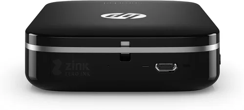 Miniatura 14 de Impresora de fotografías portátil HP Sprocket (negra), con papel fotográfico adhesivo Zink, Negro