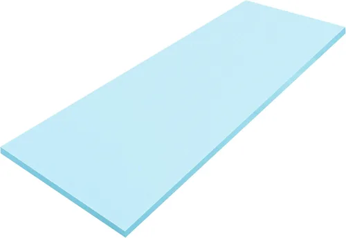 Miniatura 23 de Amylove 1 paquete de espuma de poliuretano de 1 x 24 x 72 pulgadas, hoja de espuma de tapicería de alta densidad para reemplazo de asientos, Blanco