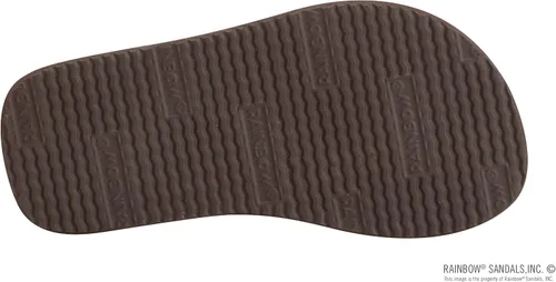 Miniatura 5 de Rainbow Sandals Sandalias de cuero de una sola capa para niños, Arco iris