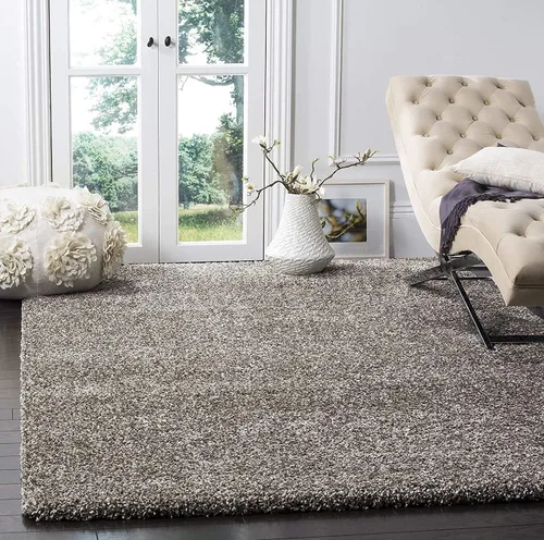 Miniatura 99 de SAFAVIEH Accent Rug 2'x3' - Milan Shag Collection - Modern Design, Dark Beige, Ultra Plush Thick Pile, Ideal for Bedroom, Nursery, Living Room