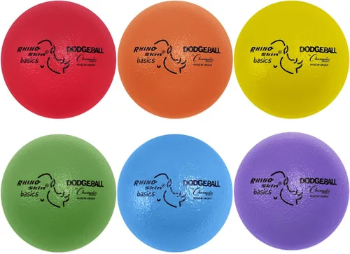 Miniatura 11 de Champion Sports Rhino Skin Dodgeball Set – 6 Soft Foam Balls with Durable Coating, 6" or 7" for Gym, Playground Play