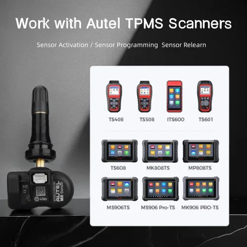 Miniatura 6 de Autel Sensores TPMS 2 en 1 Sensor MX-Sensor 315Mhz/433Mhz Sensor de presión de neumáticos, sensores TPMS inalámbricos programables y clonables a