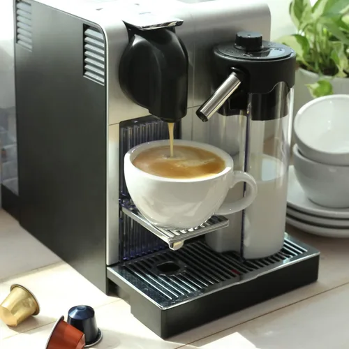 Miniatura 4 de LE TAUCI Juego de 4 tazas de capuchino de 6 onzas con platillos, juego de 4 tazas de café de cerámica y platillos para café con leche, Au Lait