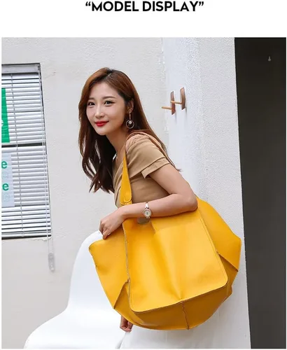 Miniatura 6 de ZOSIVEB Bolso de mano grande, bolso de mano de piel sintética, bolso de hombro, bolso cruzado suave, bolso de viaje de gran