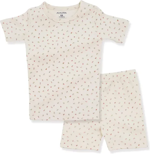 Miniatura 217 de AVAUMA Conjunto de pijama de algodón para bebés y niñas de 6 meses a 7 años