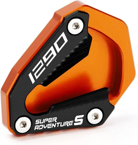 Miniatura 11 de Placa de extensión para soporte lateral de motocicleta compatible con 1290 Super Adventure S 2021 2022 2023 2024 Soporte de almohadilla de pie