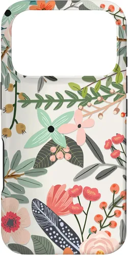 Miniatura 29 de Funda con diseño floral botánico de jardín colorido para iPhone 14