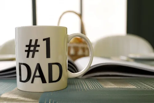 Miniatura 8 de Zenply Taza de café con texto en inglés "Best Dad Coffee", 11 onzas, divertida taza novedosa, impresa en ambos lados, regalo perfecto para papá