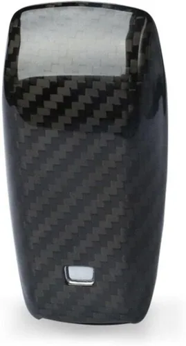 Miniatura 3 de Funda para llavero de fibra de carbono genuina para Mercedes-Benz 2019-2022 Clase C Clase G Clase 2017-2022 Clase E 2018-2021 S Class Smart Car