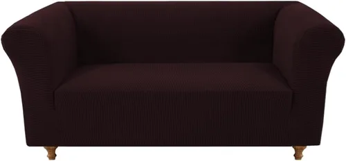 Miniatura 20 de Funda elástica Chesterfield para sofá, funda de tela jacquard para sofá biplaza de 2 cojines, protector de muebles antideslizante resistente a