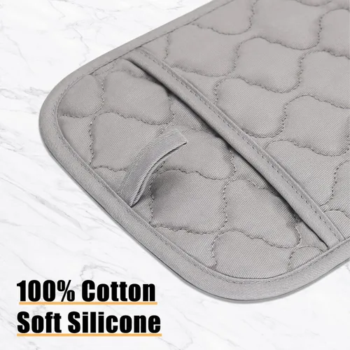 Miniatura 4 de Manoplas de horno para toallas de cocina y paños de cocina, juego de soportes para ollas, guantes de cocina, paños de cocina resistentes al calor