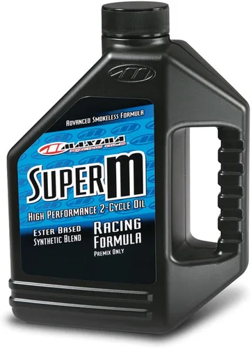Maxima Racing Oils 20964-2PK Super M Premix 2-Stroke Premix Aceite de premezcla de 64 onzas, botella de 2 unidades