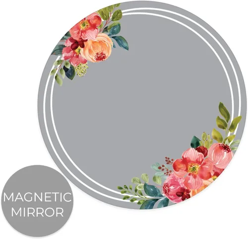 Miniatura 2 de Canopy Street Slay - Espejo magnético para todo el día, 5 x 7 pulgadas, inastillable, octágono, inspirador, accesorio para casillero escolar